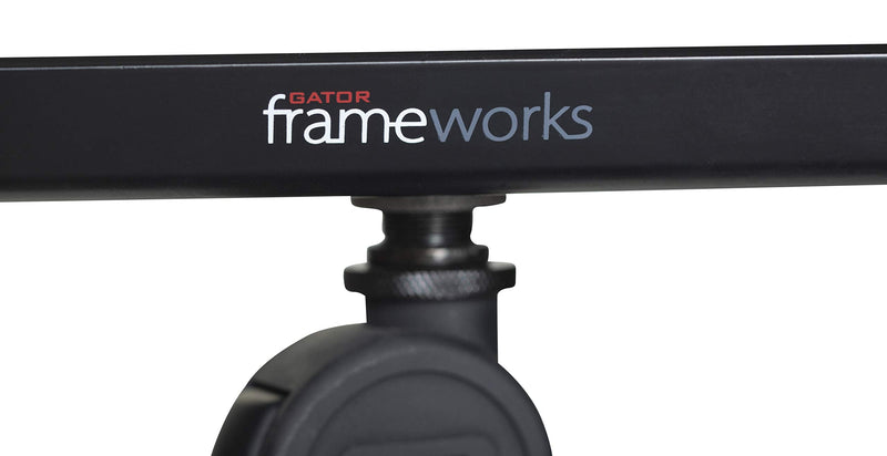  [AUSTRALIA] - Gator Frameworks Multi Holder Stand Attachment Holdsup to (4) Microphones Wired or Wireless (GFW-MIC-4TRAY)