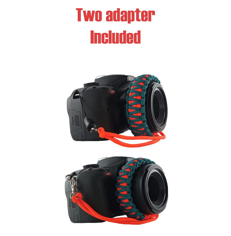  [AUSTRALIA] - Camera Wrist Strap - Secure camera strap for you camera DSLR and Mirrorless Cameras-Camera Strap for Phortographers Orange-caribbean
