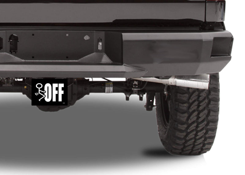  [AUSTRALIA] - Rogue River Tactical Funny F Off Screw Off Trailer Hitch Cover Plug Gift Idea Car Truck