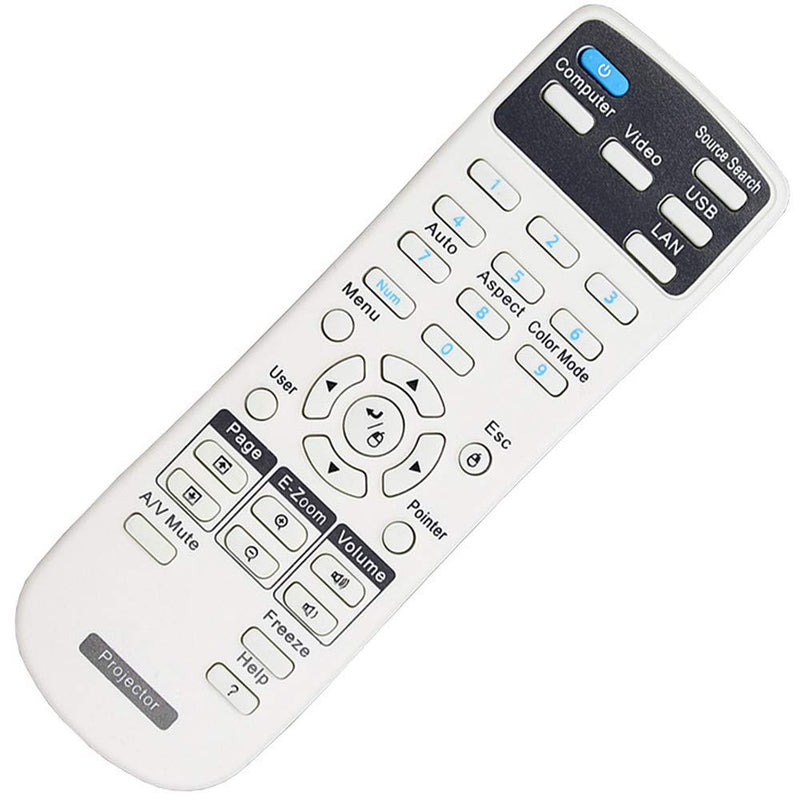  [AUSTRALIA] - Universal Projector Remote Control for Epson Home Cinema, Powerlite, EB-, EX, VS, H, BrightLink, EMP- Series Projectors for Epson Projector Remote