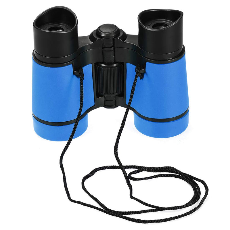  [AUSTRALIA] - uxcell Binoculars 4X30 Compact Foldable Binoculars Shock Proof Sky Blue with Neck Strap for Bird Watching Hiking Camping