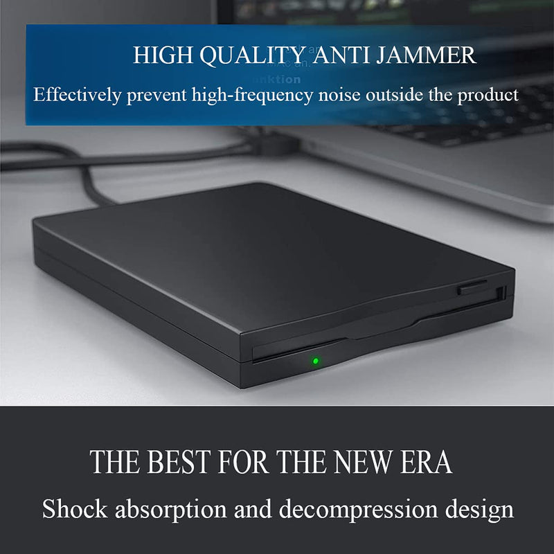  [AUSTRALIA] - Floppy Disk Reader External Floppy Disk Drive Floppy Disk Reader USB 3.5-inch USB Floppy Disk Reader 1.44 MB FDD Portable Floppy Disk for PC Windows/XP / 7/8/10/11 Plug and Play black neutral medium