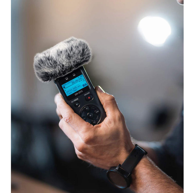  [AUSTRALIA] - DR07X Windscreen Muff for Tascam DR-07X DR-07MKII Portable Digital Recorders, DR07X Mic Windscreen Artificial Fur Wind Muff by YOUSHARES