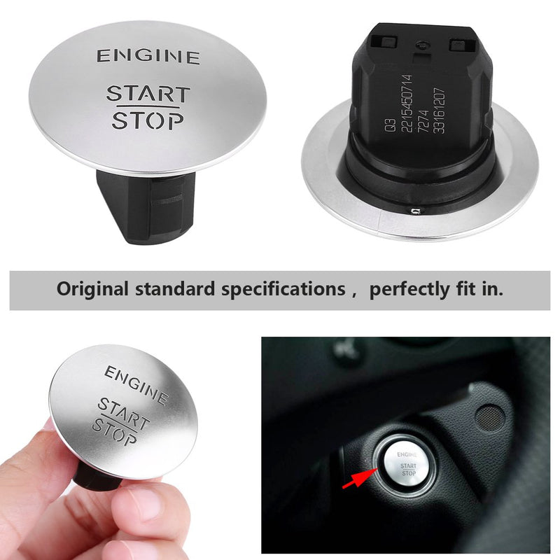 Engine Keyless Go Start Ignition Button Benz Stop Push Button Switch For Mercedes-Benz Accessories ML GL CL550 ML350 GLK350 E350 C180 C200 2215450714 - LeoForward Australia