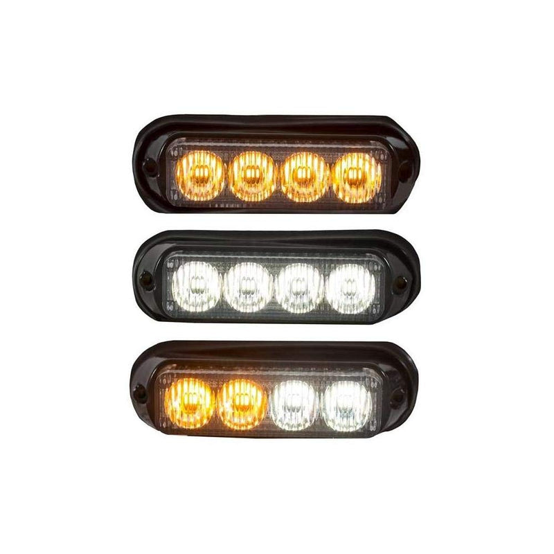  [AUSTRALIA] - Buyers Products 8891130 Amber 4 LED Strobe Light (4-3/4in)