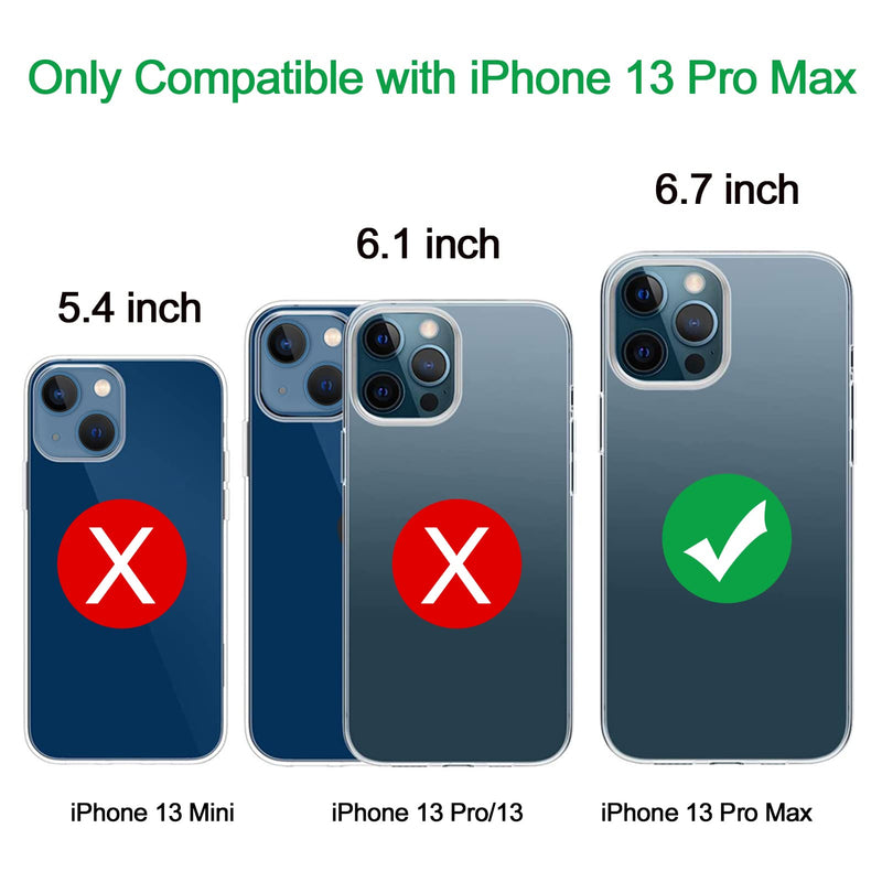 [AUSTRALIA] - Battery Case for iPhone 13 Pro Max, 8500mAh Portable Battery Pack Rechargeable Charger Case Compatible with iPhone 13 Pro Max (6.7 inch) External Battery Charging Case (Black) Black