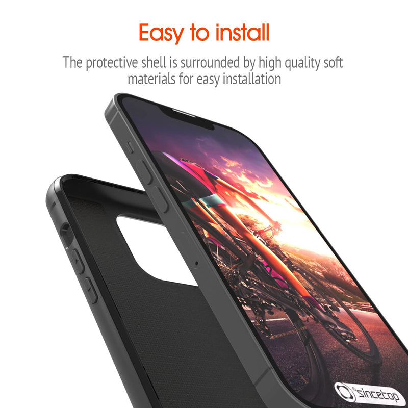  [AUSTRALIA] - sincetop Shockproof Case with Quick Mount Adapter for iPhone 13Mini(5.4') - Quick Attach Your Cellphone to Any Bike Mount/Car Phone Holder/Armband/Belt Clip For iPhone 13Mini (5.4')