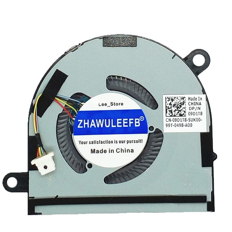  [AUSTRALIA] - ZHAWULEEFB Replacement New CPU Cooling Fan Intended for Dell Latitude 9410 7400 2-in-1 2n1 Fan DP/N: 09D1T8 DC28000M3SL EG50040S1-CG90-S9A 4-pin DC5V 0.27A (Not Compatible with Latitud 7400)