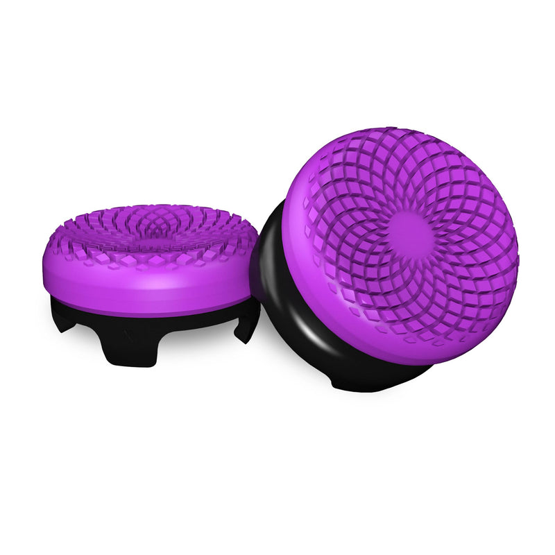  [AUSTRALIA] - KontrolFreek FPS Freek Frenzy for Playstation 5 (PS5) and Playstation 4 (PS4) Controller | Performance Thumbsticks | 1 High-Rise, 1 Mid-Rise | Purple/Black