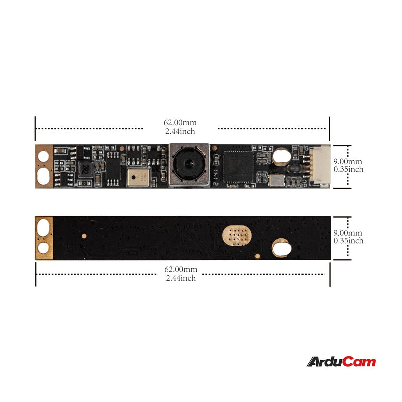  [AUSTRALIA] - Arducam 8MP Autofocus Mini USB Camera, 1/3.2” IMX179 UVC USB 2.0 Video Webcam with Microphone, Ultra HD 3264*2448 Embedded USB Camera for Industrial, Compatible with Linux, Windows, and Mac OS 8MP IMX179, Autofocus