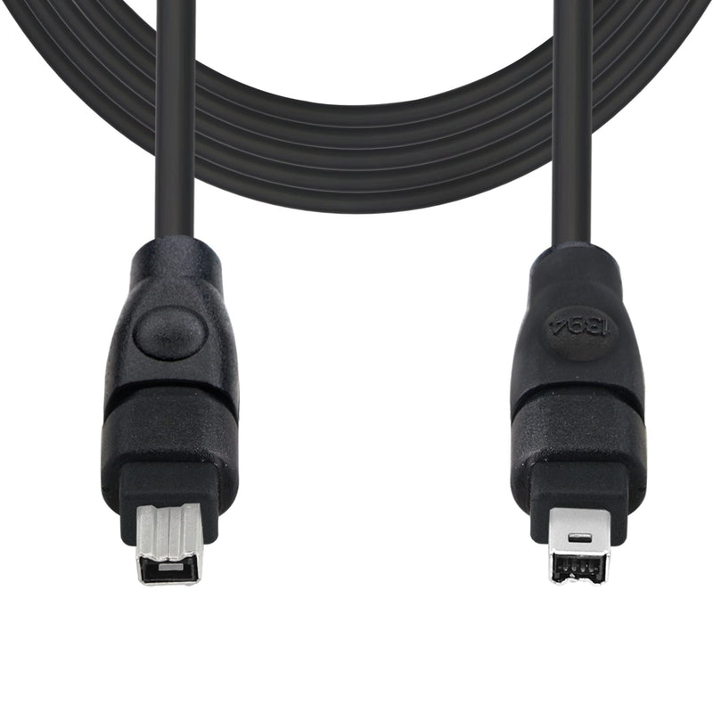  [AUSTRALIA] - GINTOOYUN 6FT FireWire IEEE 1394 Cable,4 Pin to 4 Pin Male to Male Cord,FireWire 400 DV iLink Cable for Laptop to Camcorder