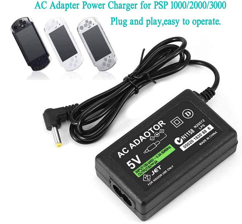  [AUSTRALIA] - PSP Charger and Battery Bundle for PSP 1000 Series Compatible with Sony PSP 1000 1001 1002 PSP-110 Console