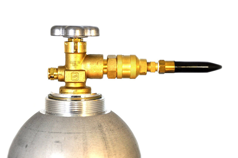  [AUSTRALIA] - RUBBER NOZZLE TILT VALVE HELIUM GAS E99 BALLOON FILLER REGULATOR BRASS INFLATOR