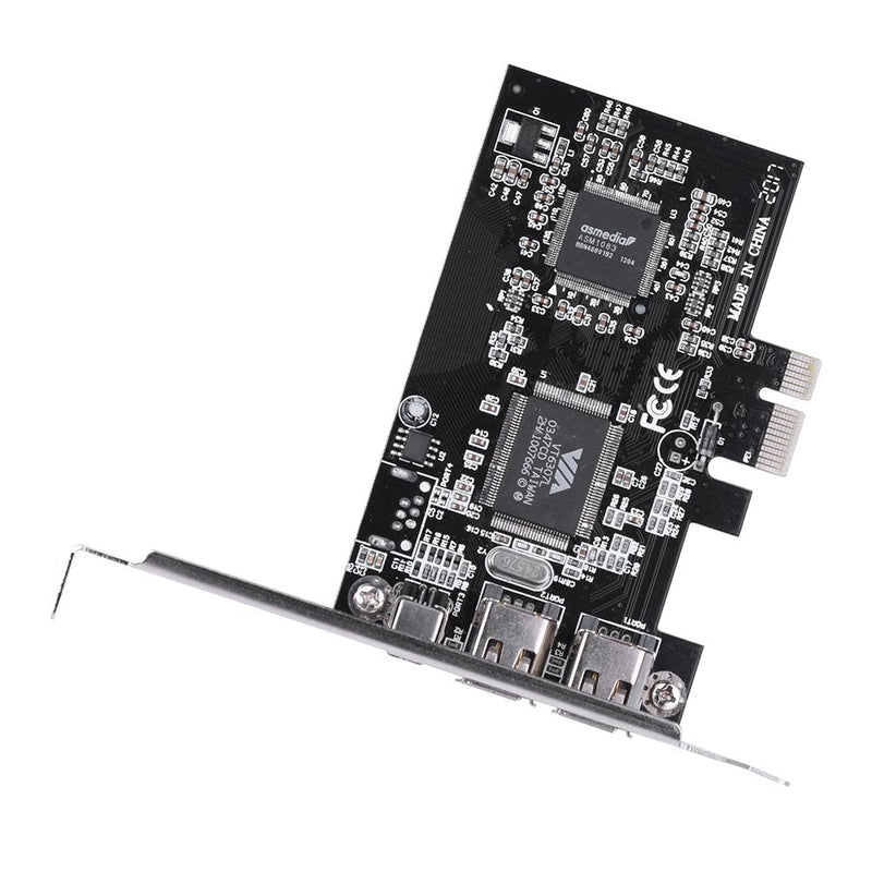  [AUSTRALIA] - Bewinner PCI-Express Card, PCI-E PCI Express FireWire 1394a IEEE 1394 Controller Card with Firewire Cable 800Mbps Controller Card-FireWire with IEEE 1394-1995 for High Performance Serial Bus