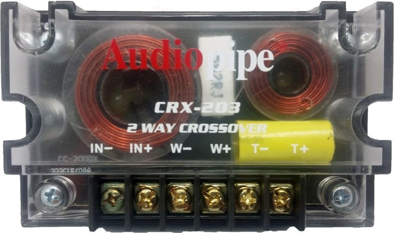  [AUSTRALIA] - Audiopipe CRX-203 2 Way 4 Ohm Car Audio Passive Crossover Networks (2 Pack)