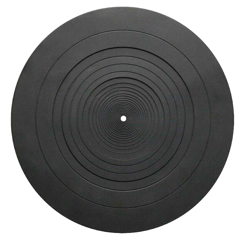  [AUSTRALIA] - Turntable Platter Mat Rubber 12 inch Silicone Turntable LP Slipmat Universal Compatible for Audio Technica AT-LP120BK AT-LP-1200 Turntable Platter (12 Inch Diameter) 12 Inch Diameter