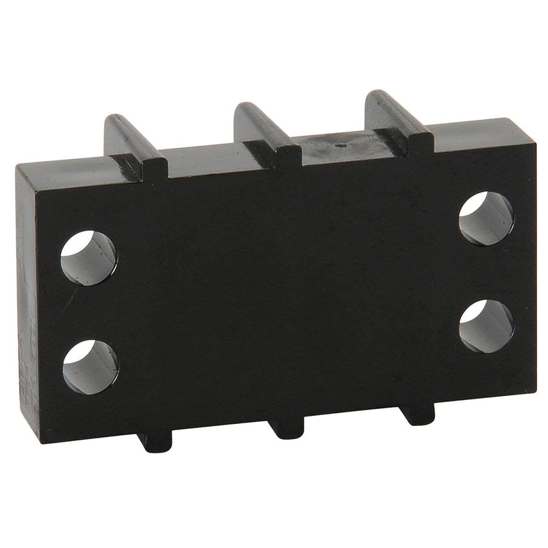  [AUSTRALIA] - NTE Electronics 25-B500-02 Series 25-B500 Terminal Block Barrier Strip, Dual Row Panel Mount, 20 Amp, Dual Row, 2 Pole, 9.50 mm Pitch, 300V, 22-14 AWG Wire Range 1