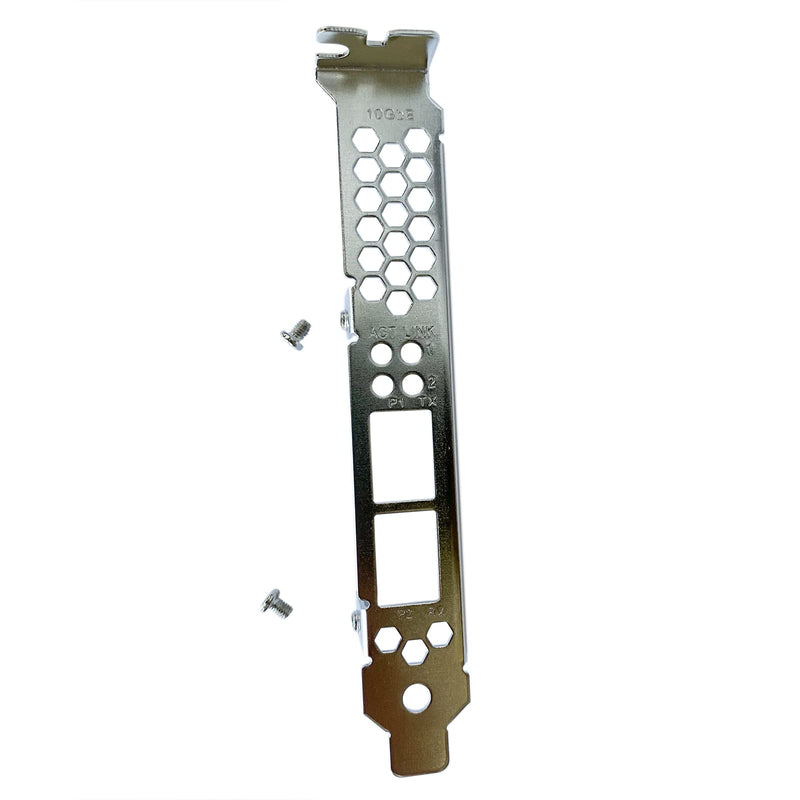  [AUSTRALIA] - BestParts New Generic Full Height Long Bracket Replacement for Qlogic QLE3242-SR 10Gb HP NC523SFP 593717-B21 593742-001 593715-001 Network Card with 2X Screws
