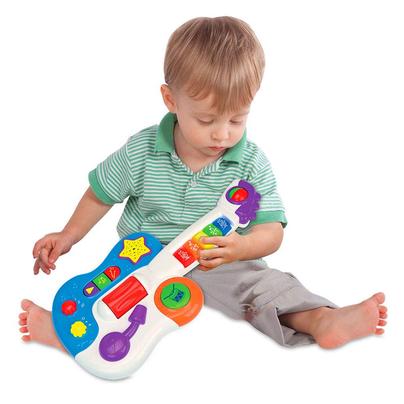 The Learning Journey Early Learning - Little Rock Star Guitar - Baby & Toddler Toys & Gifts for Boys & Girls Ages 12 months and Up - Award Winning Toy, Multi (157749) - LeoForward Australia