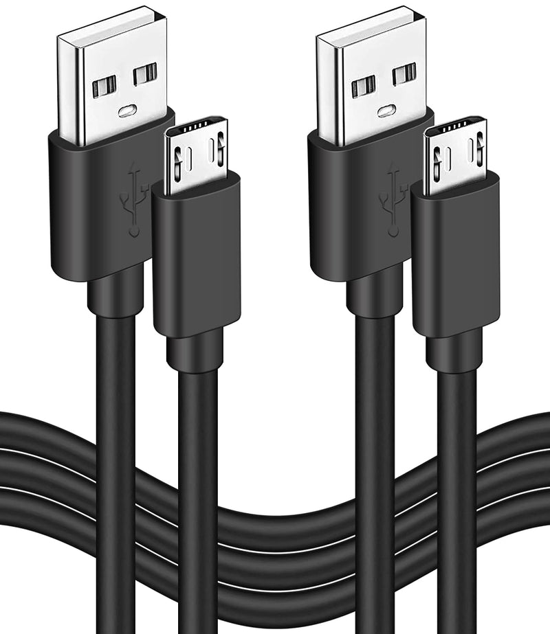  [AUSTRALIA] - 2-Pack 10FT Micro USB Power Cable Compatible with Fire TV Intel Computer,Roku,Keyboard,Chromecast,Azulle Quantum Access Asus Vivo Stick Mini,PC Data Charging Charger Cord Compatible with Kindle Tablet