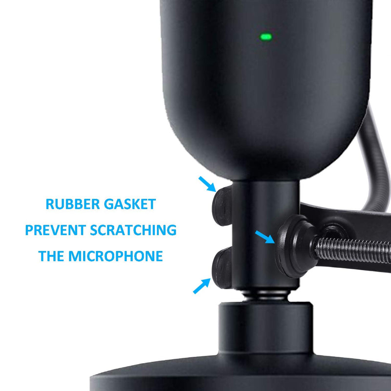 [AUSTRALIA] - Seiren Mini Microphone Pop Filter Mask Shield For Razer Seiren Mini Microhone, 4 Inch 3 Layers Windscreen with Flexible 360°Gooseneck Clip by SUNMON