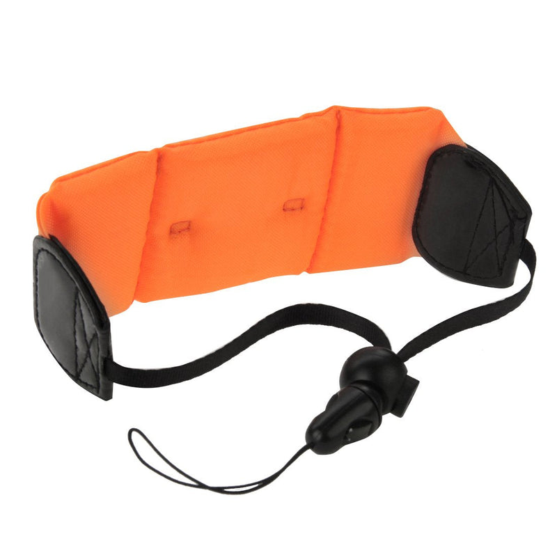  [AUSTRALIA] - E-outstanding Waterproof Camera Float Strap, Universal Floating Wristband,Hand Grip Lanyard for Underwater GoPro,Waterproof Camera, Keys,Sunglass,etc (Orange) Orange