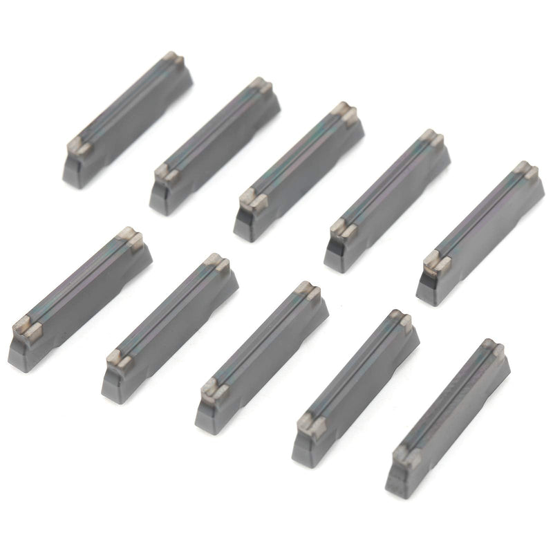  [AUSTRALIA] - Pack of 10 CNC Indexable Lathe Turning Insert Carbide Blade for Turning Tool Holder for Refining Steel MGMN300-M LDA, Turning Inserts