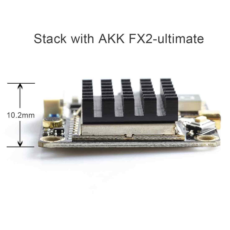 AKK 10pcs Black Aluminum Heatsink Kit for AKK X2-Ultimate/ FX2-ultimate/ X2/ X2P/ X2M/ FX2 - LeoForward Australia