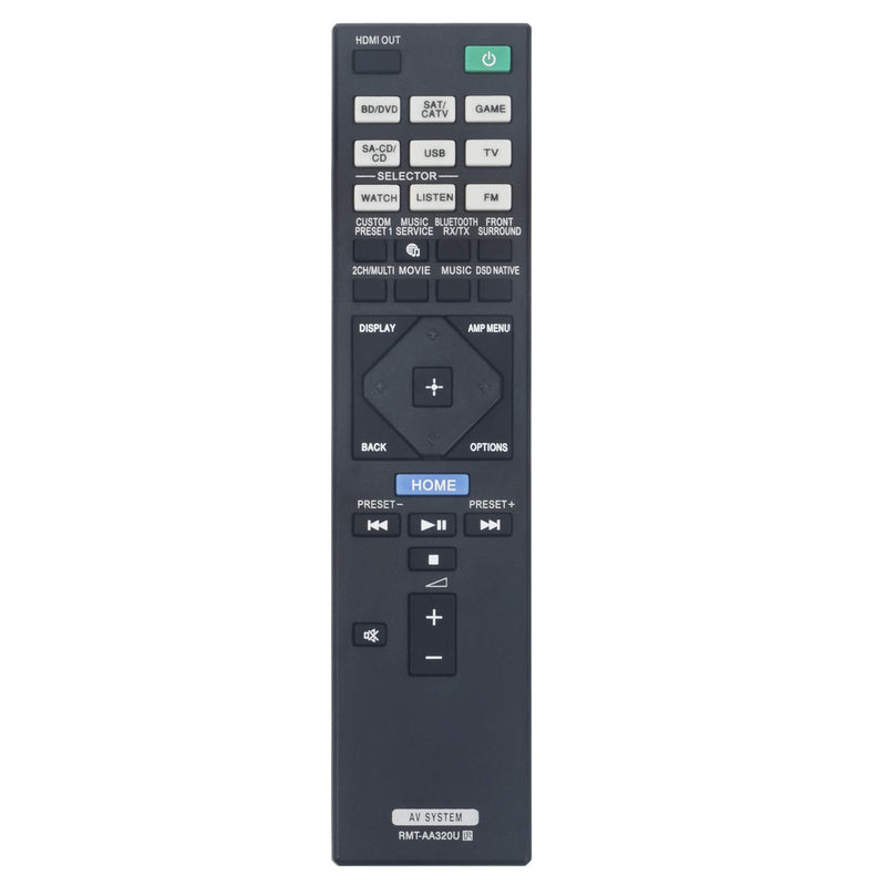 RMT-AA320U Replacement Remote Control fit for Sony Multi Channel AV Receiver STR-ZA810ES STR-DN1080 - LeoForward Australia