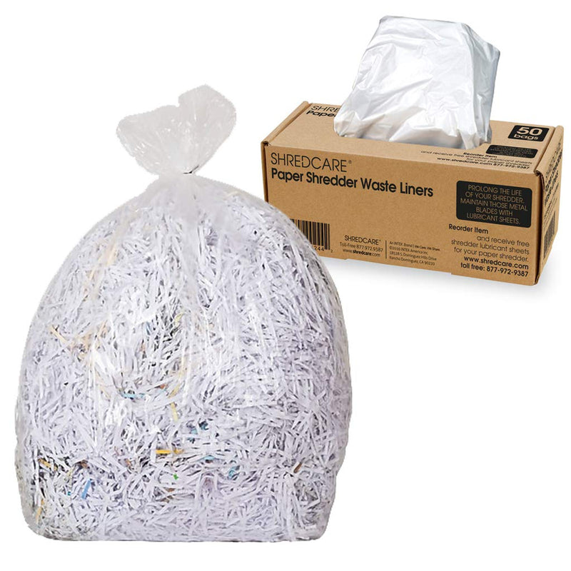 ShredCare Office Waste Bin Trash Can Liner SCB5006 (Pack of 50) 6.6 gallons - LeoForward Australia