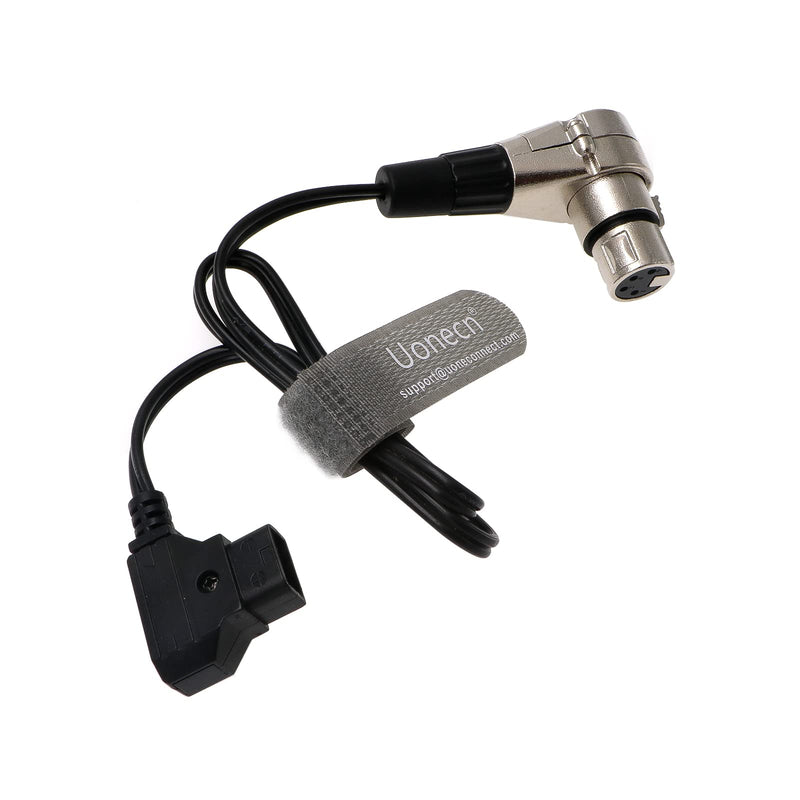  [AUSTRALIA] - for ARRI Alexa Camera Cable Right Angle 90 Degree XLR 4 Pin Female to D-tap Power Cable for Supply Battery Adapter