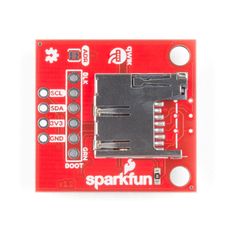  [AUSTRALIA] - SparkFun Qwiic OpenLog Open-source datalogging Board Works over I2C Supports microSD FAT16/32 cards up to 32GB Configurable baud rates up to 115200bps Preprogrammed ATmega328 with Optiboot bootloader