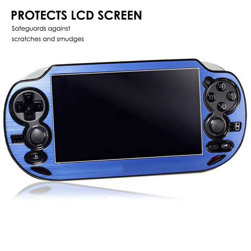  [AUSTRALIA] - Screen Protectors Compatible Sony PlayStation Vita 1000 & Back Covers, AFUNTA 2 Pack (4 Pcs) Tempered Glass for Front Screen & HD Clear PET Film Compatible the Back PS Vita PSV PCH-1000 Film Accessory