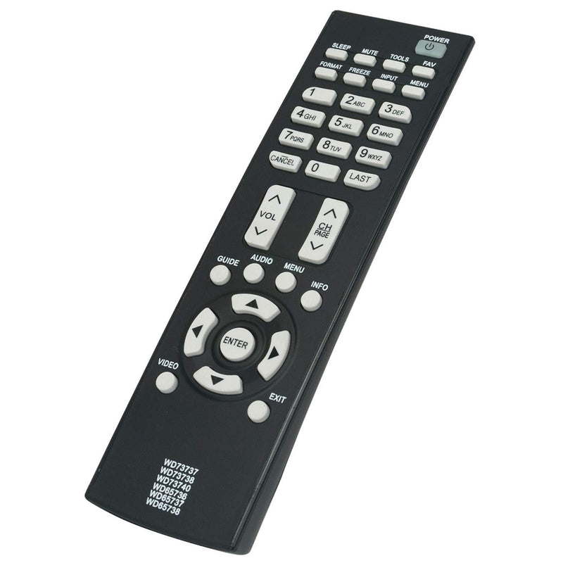 New WD-73737 WD-73738 WD-73740 WD-65736 WD-65737 WD-65738 Replacement Remote Control Compatible with Mitsubishi TV WD65733 WD65734 WD65735 WD65736 WD65737 WD65738 WD73737 WD73738 WD73740 - LeoForward Australia