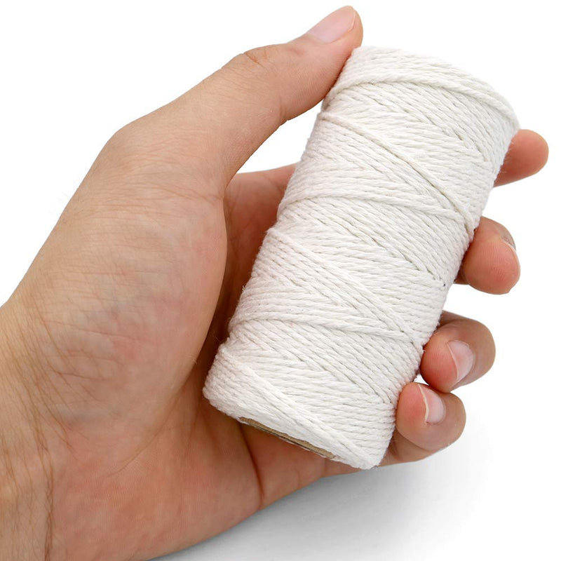  [AUSTRALIA] - White String,100M/328 Feet Cotton String Bakers Twines,Kitchen Cooking String,Heavy Duty Packing String for DIY Crafts and Gift Wrapping 1