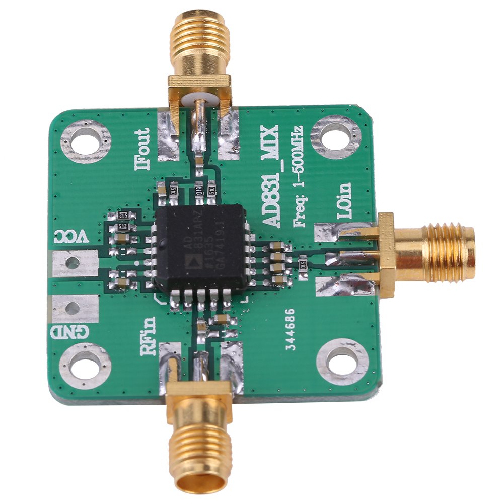  [AUSTRALIA] - AD831 High Frequency Transducer RF Mixer Module 500MHz Bandwidth Mixing Down Mixing Dual Balanced Mixer Single Chip Radio Frequency Converter -10dBm