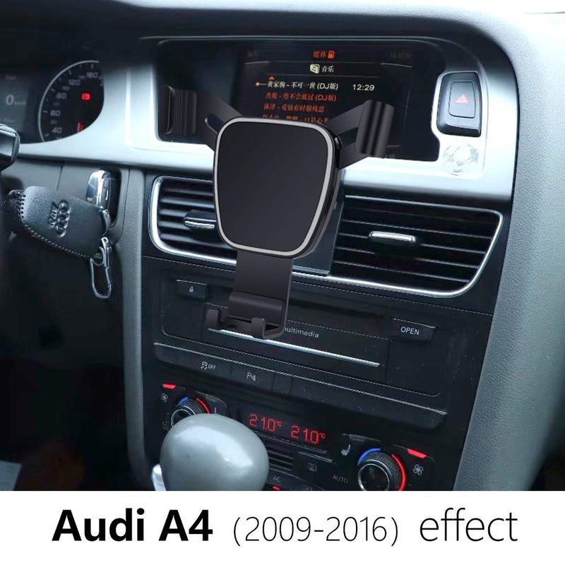  [AUSTRALIA] - LUNQIN Car Phone Holder for 2009-2016 Audi A4 A5 S4 S5 RS4 RS5 allroad Auto Accessories Navigation Bracket Interior Decoration Mobile Cell Phone Mount