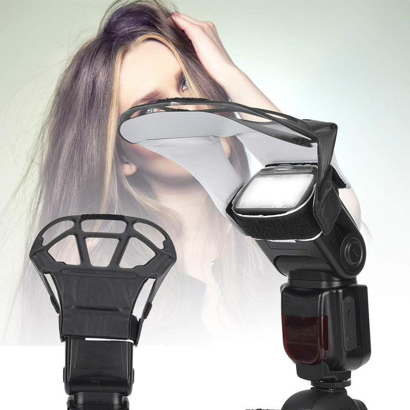  [AUSTRALIA] - Pomya Flash Diffuser Reflector Kit,Universal SLR Camera Top Flash Light Lamp Reflector Board Set for SLR Camera Top Flash Light (Silver, White,Golden)