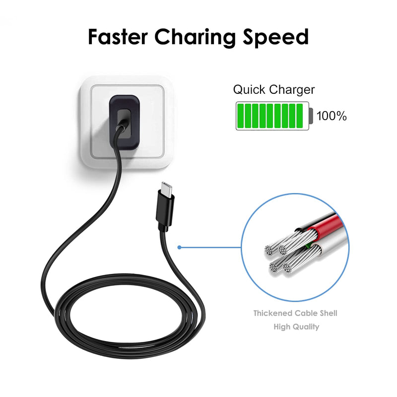  [AUSTRALIA] - USB-C Charger Charging Cable Cord Compatible for Skullcandy Indy Evo, Push Ultra,Sesh Evo,Indy Fuel,Grind Fuel, Indy ANC, Collina Strada Crusher Evo/Hesh Evo Earbuds Headphones Charger Chager
