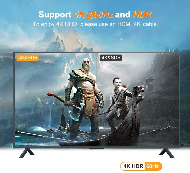  [AUSTRALIA] - Active DP to HDMI Adapter HDR 4K@60Hz 2K@144Hz 1080P@144Hz, CableCreation Braided DisplayPort 1.4 to HDMI 4K Converter (Male to Female), Support Eyefinity Multi-Display, Aluminum Grey