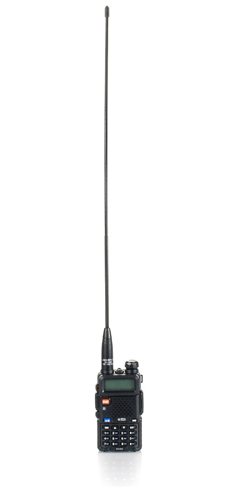 Authentic Genuine Nagoya NA-320A Triband HT Antenna 2M-1.25M-70CM (144-220-440Mhz) Antenna SMA-Female for BTECH and BaoFeng Radios Handheld Antenna NA-320A 17.7" VHF/220/UHF - LeoForward Australia