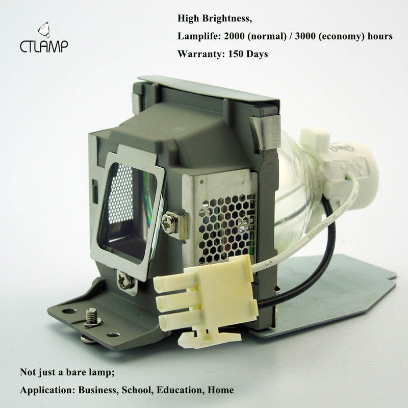  [AUSTRALIA] - Ctlamp Replacement RLC-055 Lamp with Housing for Viewsonic Models: PJD5122 / PJD5152 / PJD5211 / PJD5221 / PJD5352