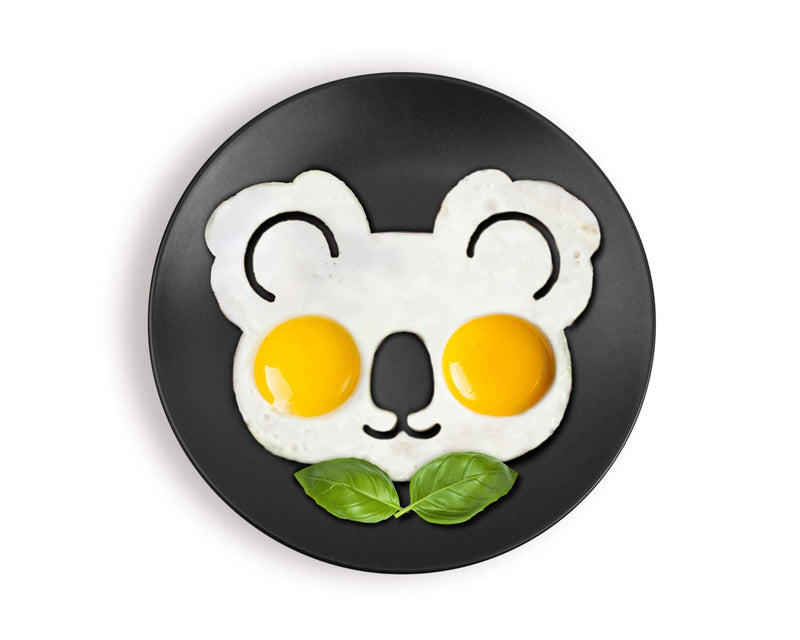  [AUSTRALIA] - FRED FUNNY SIDE UP Koala Egg Mold, Durable Silicone can Withstand temperatures, from-20F to 450F, Grey
