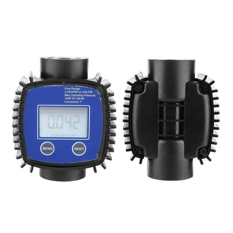 Jadeshay Diesel Flow Meter,Digital Display High Accuracy Water Diesel Flow Meter Flowmeter 1in Internal Thread - LeoForward Australia