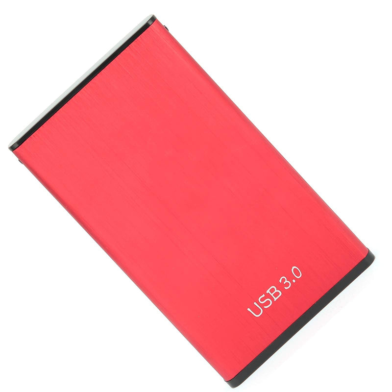  [AUSTRALIA] - Portable External Hard Drive,USB 3.0 Mobile Hard Drive,Hard Drive External Storage for PC, Laptop,Red(250GB) 250GB