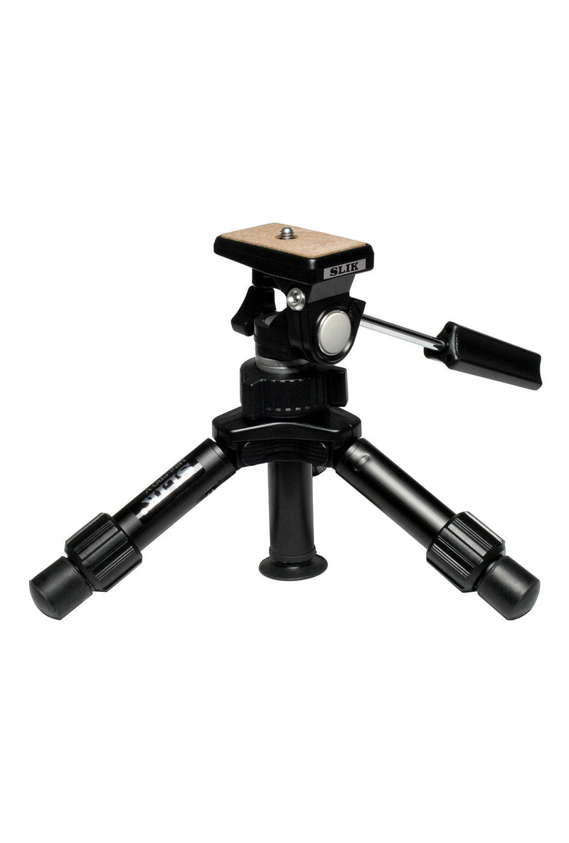  [AUSTRALIA] - SLIK Mini-Pro V Tripod with 2-Way Pan/Tilt Head - Black Mini Pro V