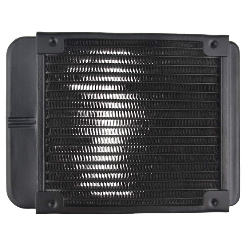  [AUSTRALIA] - BXQINLENX 18 Pipe Aluminum Heat Exchanger Radiator for PC CPU CO2 Laser Water Cool System Computer 120mm(B)