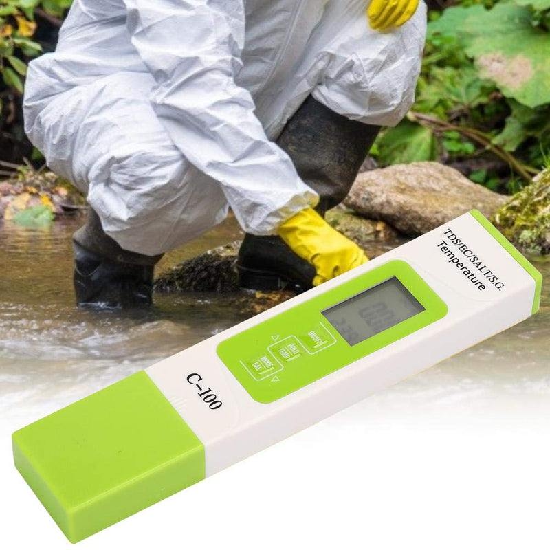 Fdit 5 in 1Portable Salinity/Temperature/TDS/EC Digital Seawater Quality Tester for Pools, Aquariums & Saltwater - LeoForward Australia