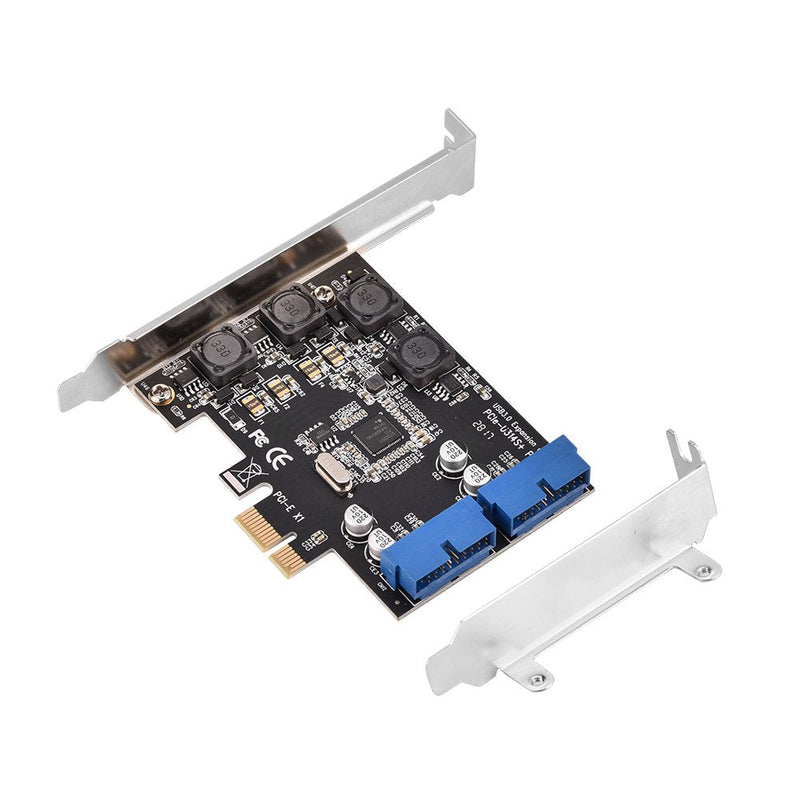  [AUSTRALIA] - Mini PCI E PCI Express USB 3.0 Expansion Card to Internal 2 Port 19Pin Header Fast 5Gbps PCI Express USB 3.0 Card Adapter with Low Profile for winXP , win7 win8 win8.1 win10
