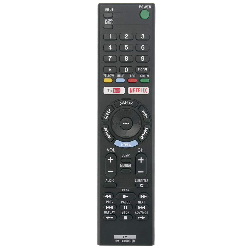 RMTTX300U RMT-TX300U Replacement Remote Control Work with Sony Smart 4K Ultra LED HDTV KD-43X720E KD-49X700E KD-49X720E KD-50X690E KD-55X700E KD55X720E KD60X690E KD70X690E - LeoForward Australia